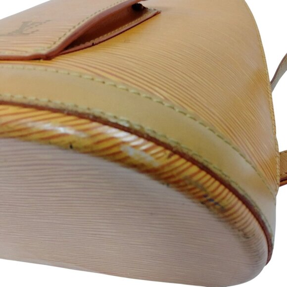 (L5) Louis Vuitton Backpack Bag Yellow Epi Leather